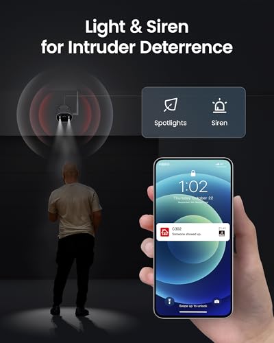 ZOSI 2K Kit Caméra de Surveillance WiFi 6 pour Surveillance Domestique avec Détection IA et Audio Bidirectionnel