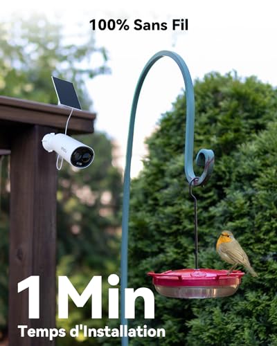 Imou 2K Caméra Surveillance WiFi Exterieure sans Fil Solaire | Sécurité Extérieure avec PIR & Détection Humaine, Vision 
