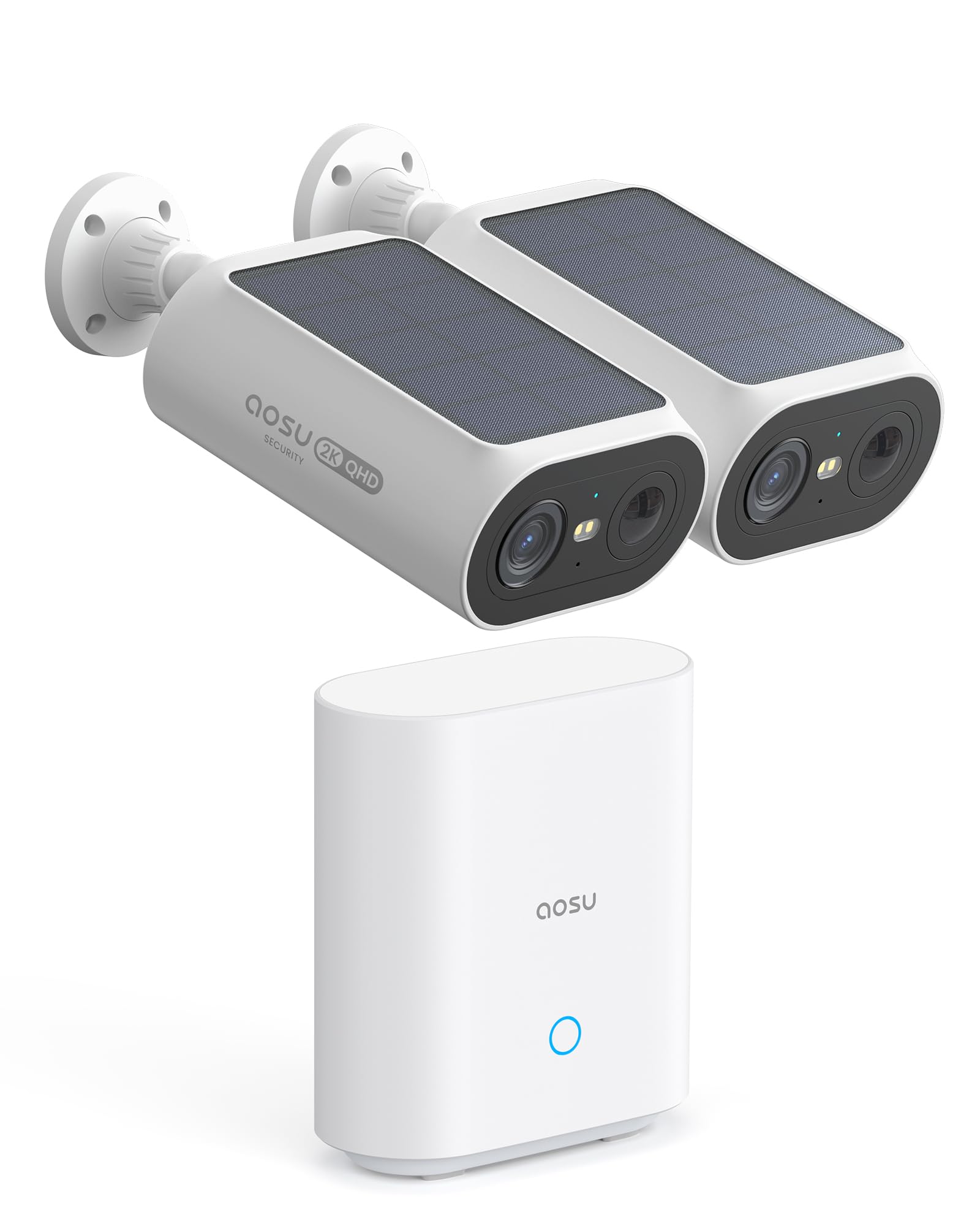 AOSU Caméra Surveillance Extérieure 3MP Panneau Solaire Intégré Vision Nocturne Couleuradoresien consommateurs nos plus 